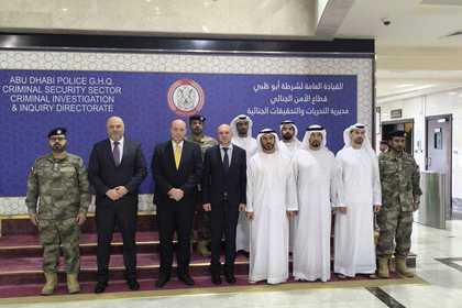 GDBOP Delegation Visits CID in Abu Dhabi